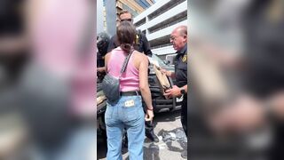 Woman demands for police to stop cooperating with ICE, Stop Arresting Illegals