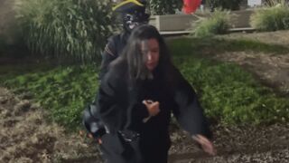 Photojournalist assaulted by Antifa militant outside ICE facility