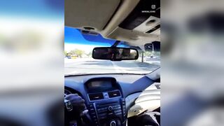 The usual gudest boy engineer scientists speeds through traffic -