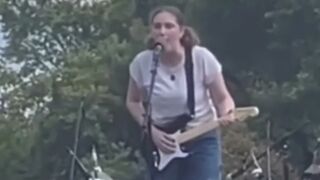 What a performance after just a few guitar lessons!