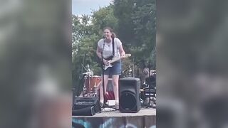 What a performance after just a few guitar lessons!