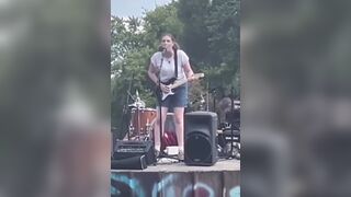 What a performance after just a few guitar lessons!