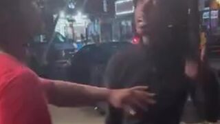 The usual freaks the F out when a foreigner nail salon "fuck muh shit up"