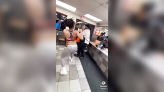 The usual suspects brawl at a "What-a-burger."