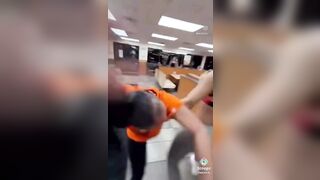 The usual suspects brawl at a "What-a-burger."