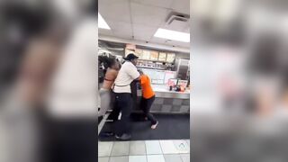 The usual suspects brawl at a "What-a-burger."