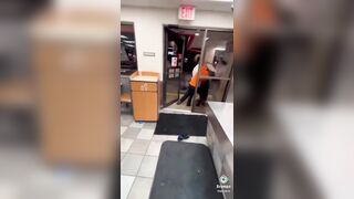 The usual suspects brawl at a "What-a-burger."