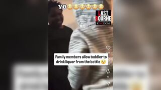 The usual suspects let their young usual suspect drink "ondat Henny"