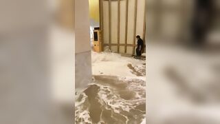 Super Typhoon Ragasa smashes into Hong Kong hotel