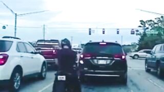 Witness the shocking moment