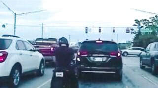 Witness the shocking moment