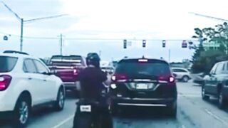 Witness the shocking moment