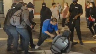 Creepy Man assaulted near ICE detention center in Portland