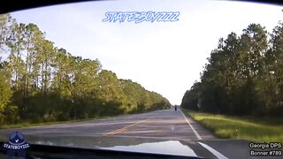 Biker Decapitates Himself Trying To run From Georgia State Patrol (Censored)