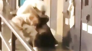 "Damn... ohhh... shit ... daaamn (gets serious) Daaamn, oohh shit! That got serious."