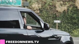 Local resident GOES OFF on Antifa thugs who are blocking the road near ICE facility