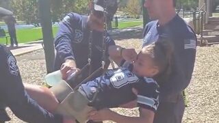 Honestly asking myself why they didn’t just cut the swing or the chain.