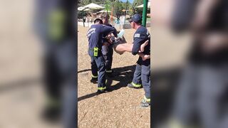 Honestly asking myself why they didn’t just cut the swing or the chain.