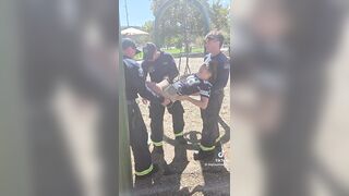 Honestly asking myself why they didn’t just cut the swing or the chain.