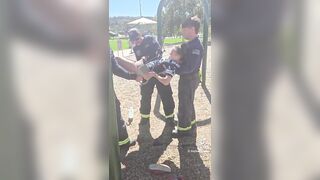 Honestly asking myself why they didn’t just cut the swing or the chain.