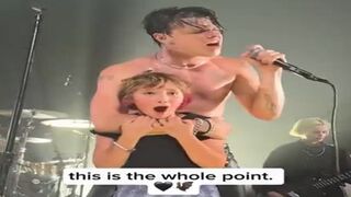 DEMONIC: Shirtless Singer “Yungbludl" Invites a Transgender Child on Stage During Concert.