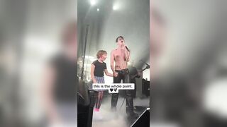 DEMONIC: Shirtless Singer “Yungbludl" Invites a Transgender Child on Stage During Concert.