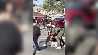 Latino Man Gets Into A Fight With ICE Agents