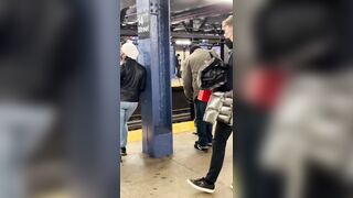 LOL: Frenchman Reacts to NYC Subway Clown World