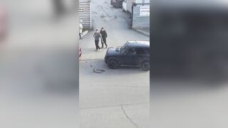 Road Rage Fight Escalates to Wild Demolition Derby