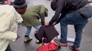 GUYS, STOP! Fight Over Donated Jackets