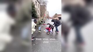 GUYS, STOP! Fight Over Donated Jackets