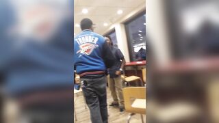 Fight breaks out at a Wendy's on Jamaica Avenue in Queens