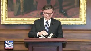 FAITH FIRST: Speaker Johnson Opens Press Conference by Reading Psalm 37