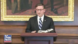 FAITH FIRST: Speaker Johnson Opens Press Conference by Reading Psalm 37