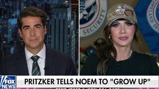 BREAKING:Kristi Noem SLAPS BACK at Governor JB Pritzker calling her a “LITTLE GIRL”