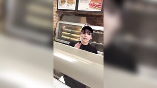 Employee harassed by black woman over a sandwich