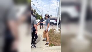 ICE agents arrest a notorious agitator known for interfering with ICE operations