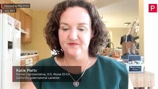 Leaked video of Democrat CA Governor Candidate Katie Porter yelling at a staffer to "GET OUT OF MY F*CKING SHOT!"