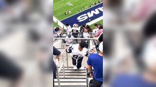 Dallas Cowboys fan has gone viral for being completely wasted at a game