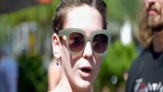 Watch this liberal Karen's brain malfunction when confronted with real facts