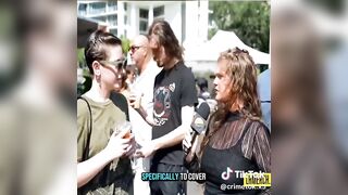 Watch this liberal Karen's brain malfunction when confronted with real facts