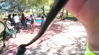 Brave Christian Stands Against Large Group of Muslims in Dallas Texas