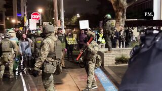 Federal Police just Threw Antifa to the Ground and Started Dragging Them Away