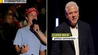 TPUSA Students Shake Glenn Beck as They Eviscerate the Israel Narrative.