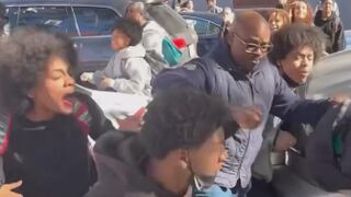 This is a school pick up line in New York ...