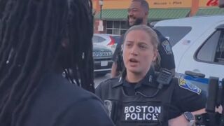Black man went on a profanity-filled rant at Boston police