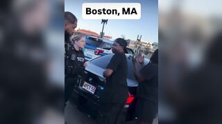 Black man went on a profanity-filled rant at Boston police