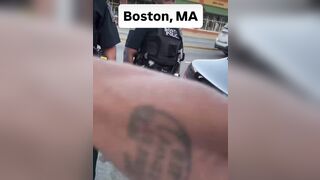Black man went on a profanity-filled rant at Boston police