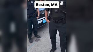 Black man went on a profanity-filled rant at Boston police