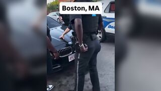 Black man went on a profanity-filled rant at Boston police